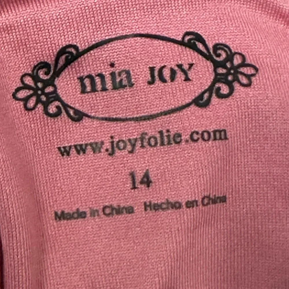 Mia Joy‎ Joyfolie Swim Rashguard Swimsuit Girls Pink Ruffle Size 14 Floral